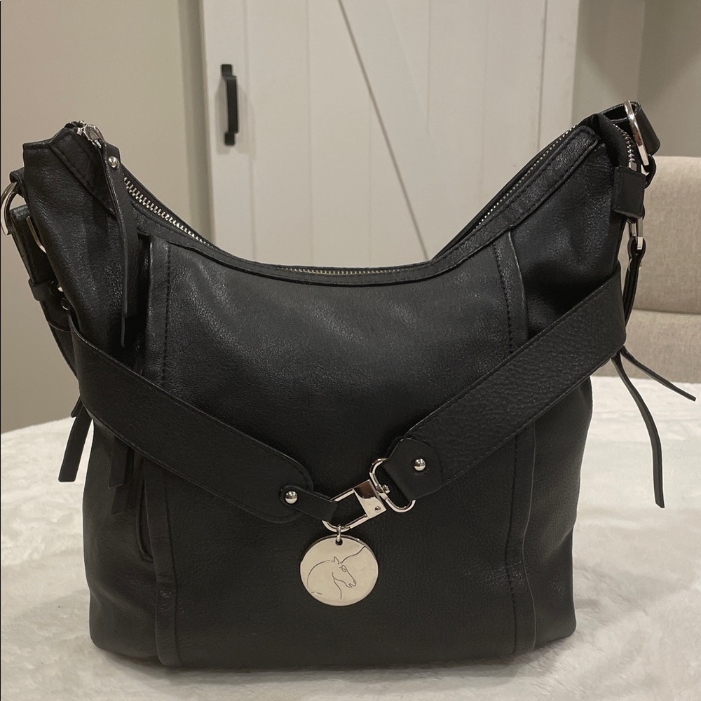 Lamarthe Paris Calfskin Leather Shoulder Bag